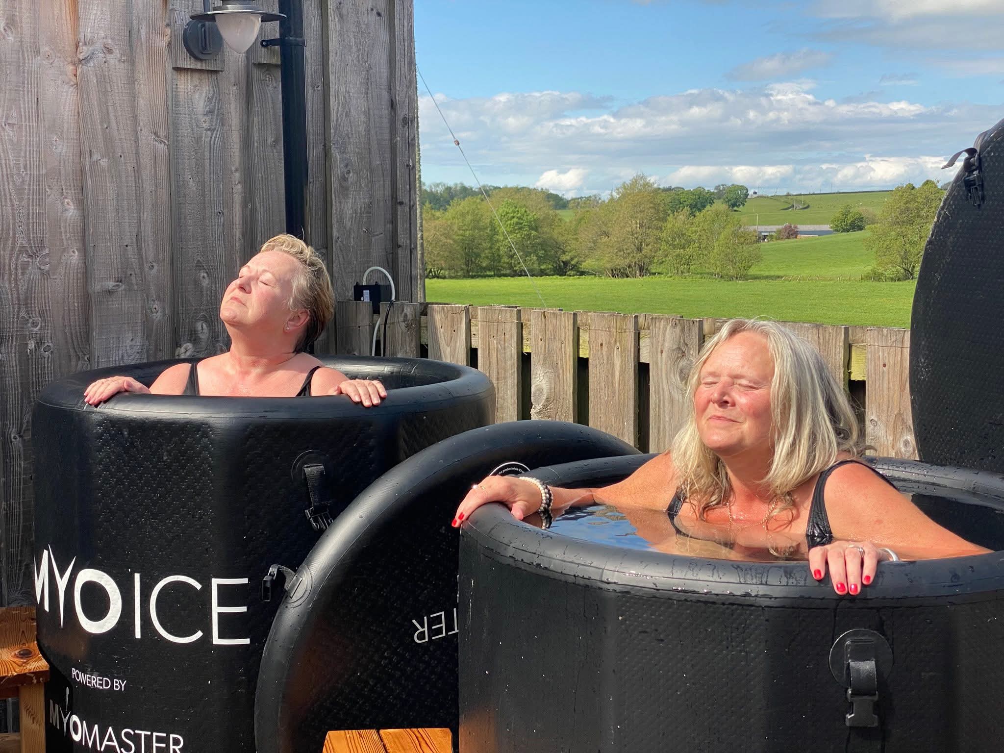 Cold plunge at Labyburn House